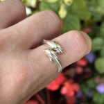Dolphin Ring | Sterling Silver | Size 8.5 | Estate