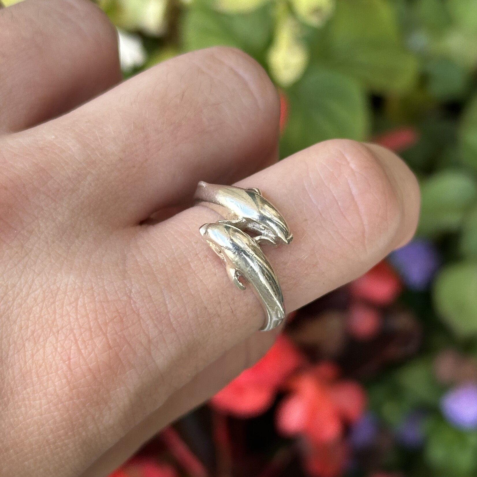 Dolphin Ring | Sterling Silver | Size 8.5 | Estate