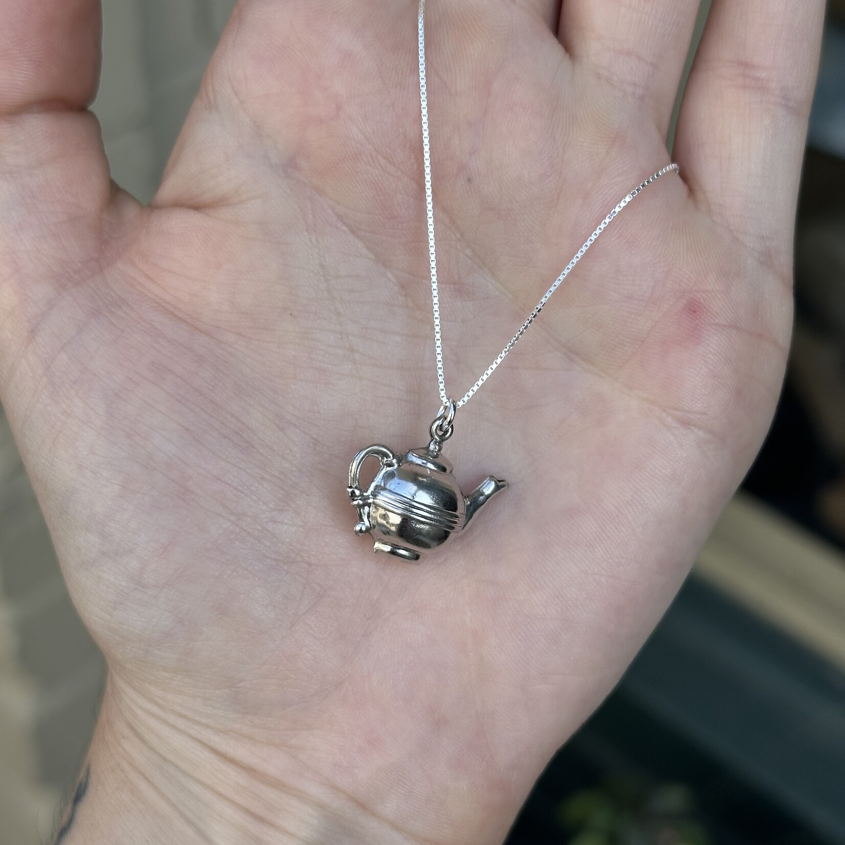 Teapot Charm | Sterling Silver | Estate