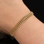 S-Curb Bracelet | 14K Yellow Gold | 7.25" | Estate