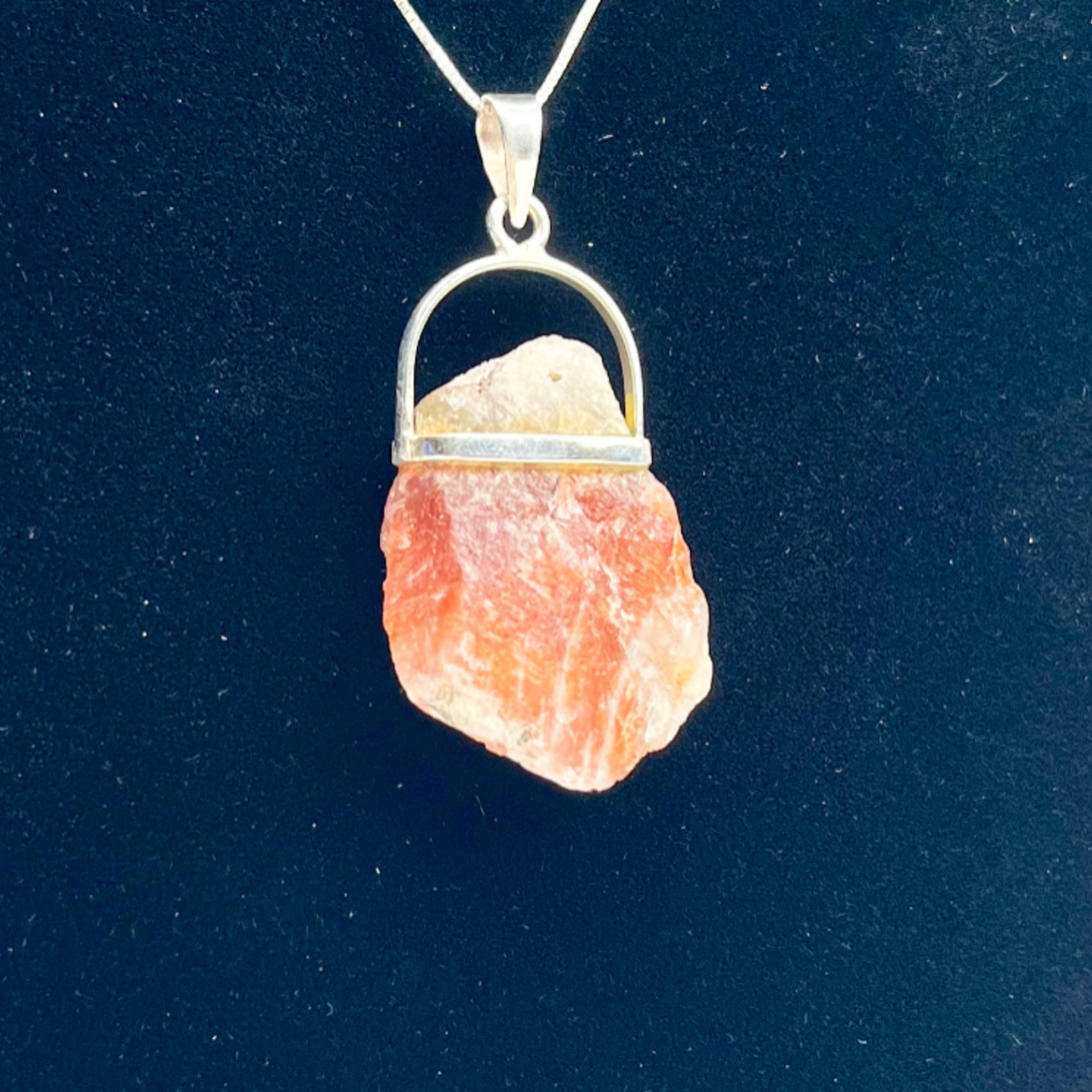 Sunstone Sterling Silver Pendant