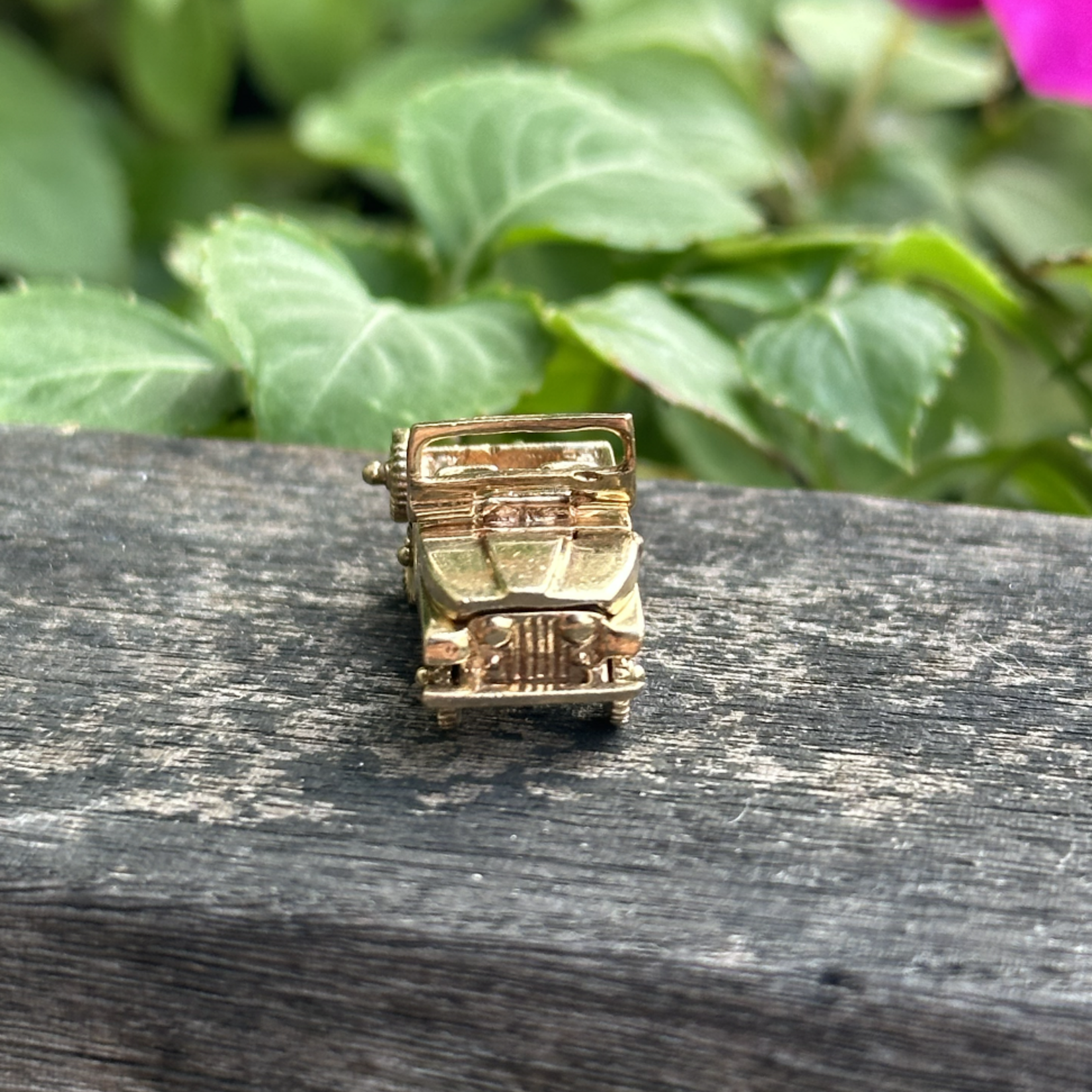 Articulated Jeep Charm | 14K Yellow Gold | Estate