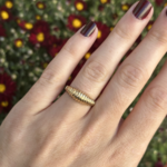 Scallop Ring | 14K Yellow Gold | Estate