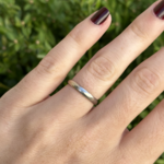 White Gold Band | 10K White Gold | Size 5.75 | Estate