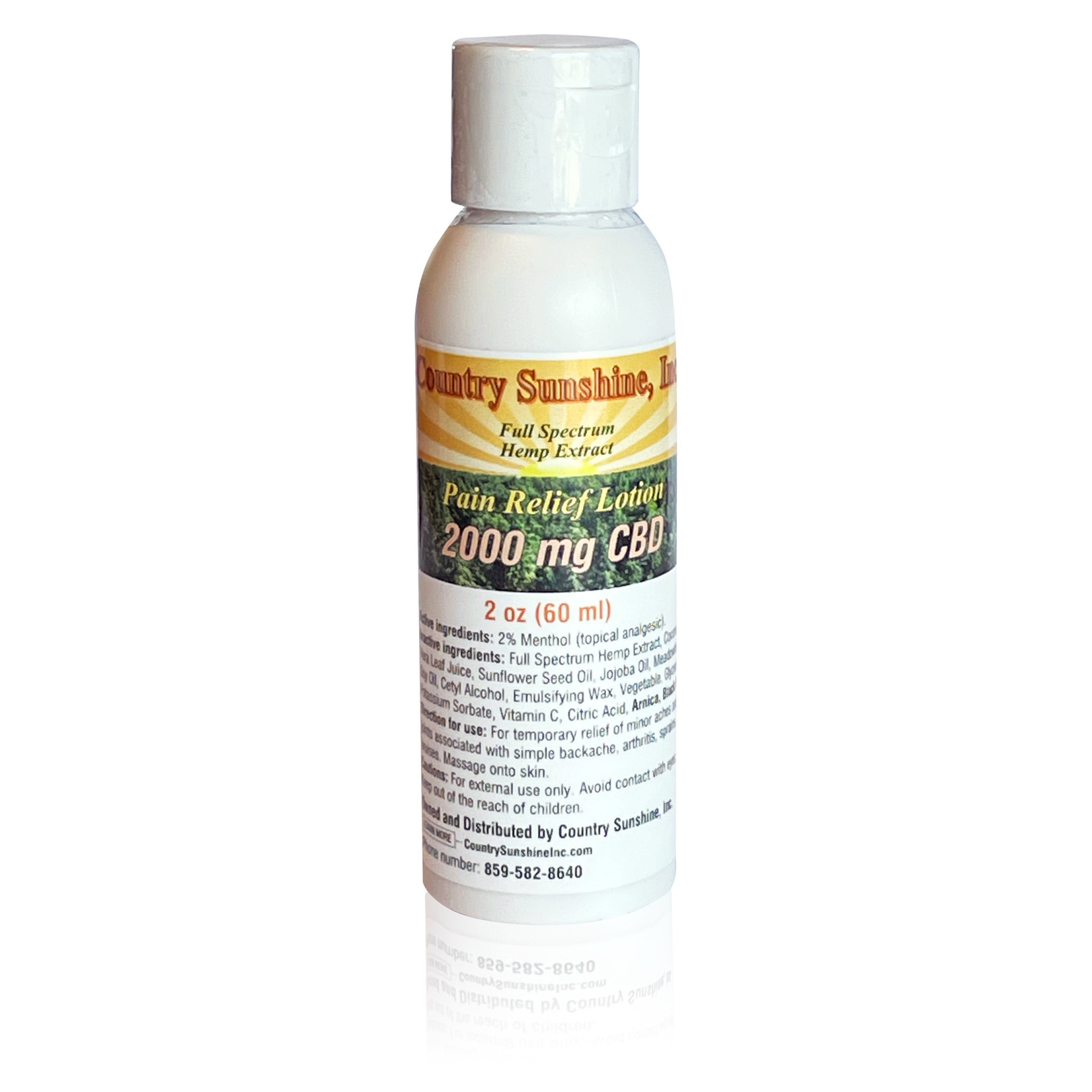 Country Sunshine Country Sunshine, Inc. Soothing Pain Relief Lotion