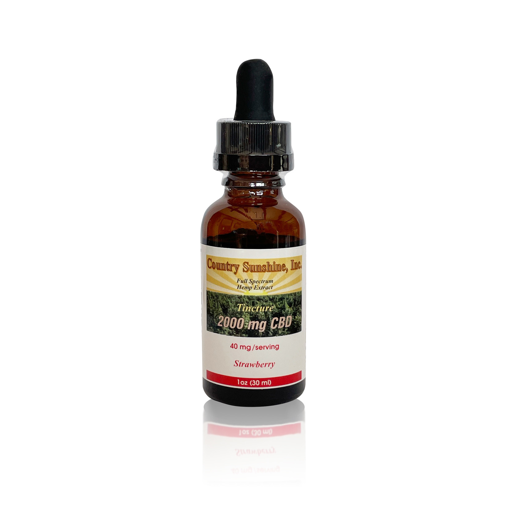 Country Sunshine Country Sunshine, LLC Fast Acting Tincture - Strawberry