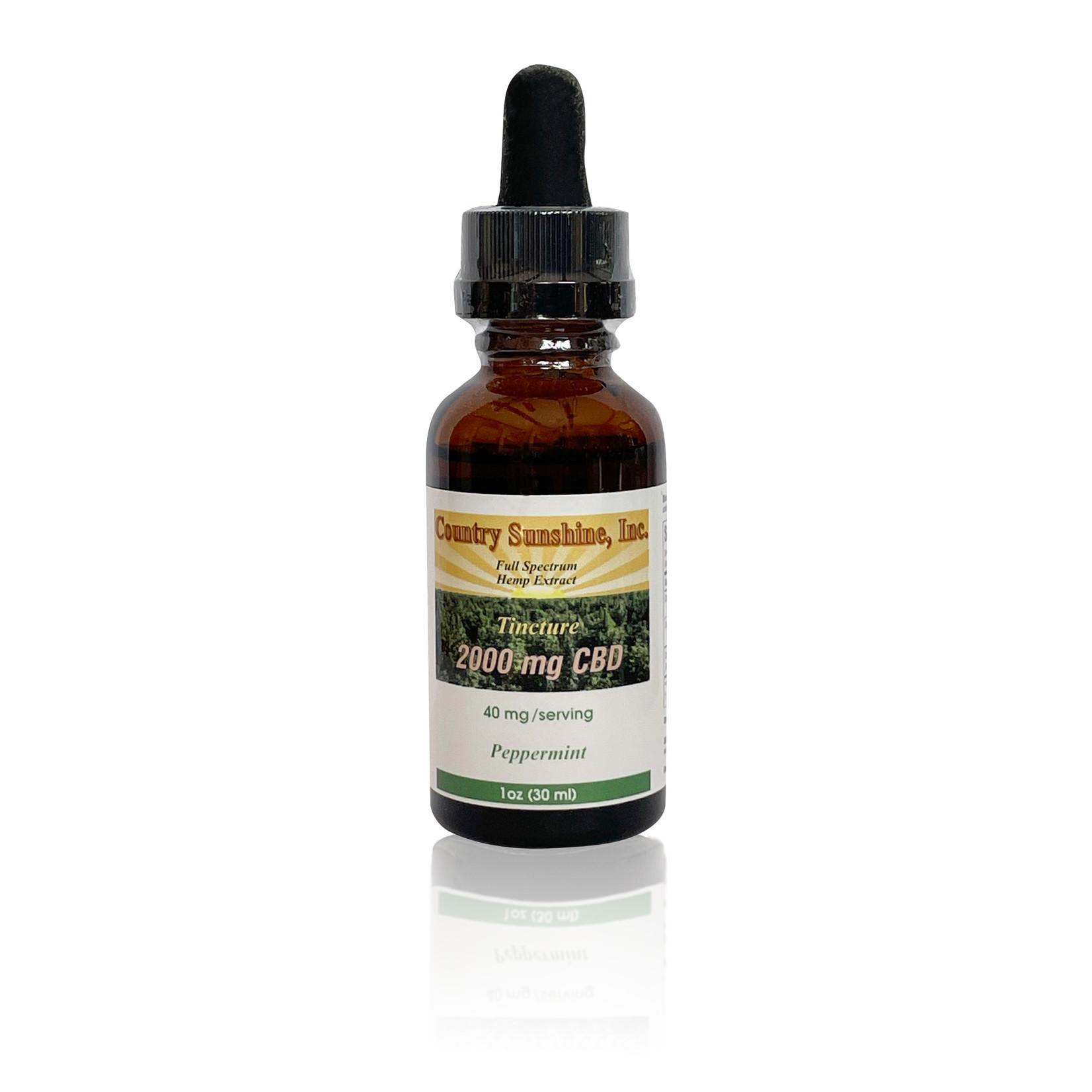Country Sunshine Country Sunshine, Inc. Fast Acting Tincture - Peppermint