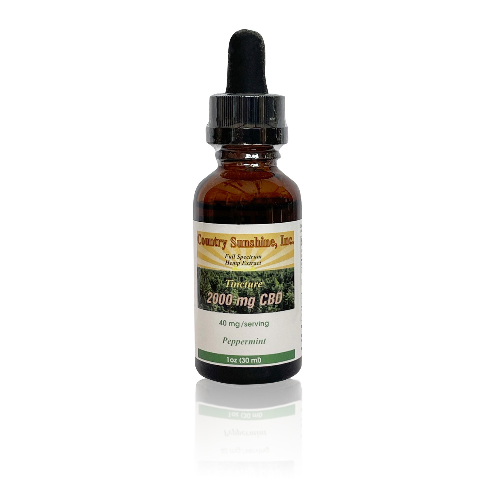 Country Sunshine Country Sunshine, LLC Fast Acting Tincture - Peppermint