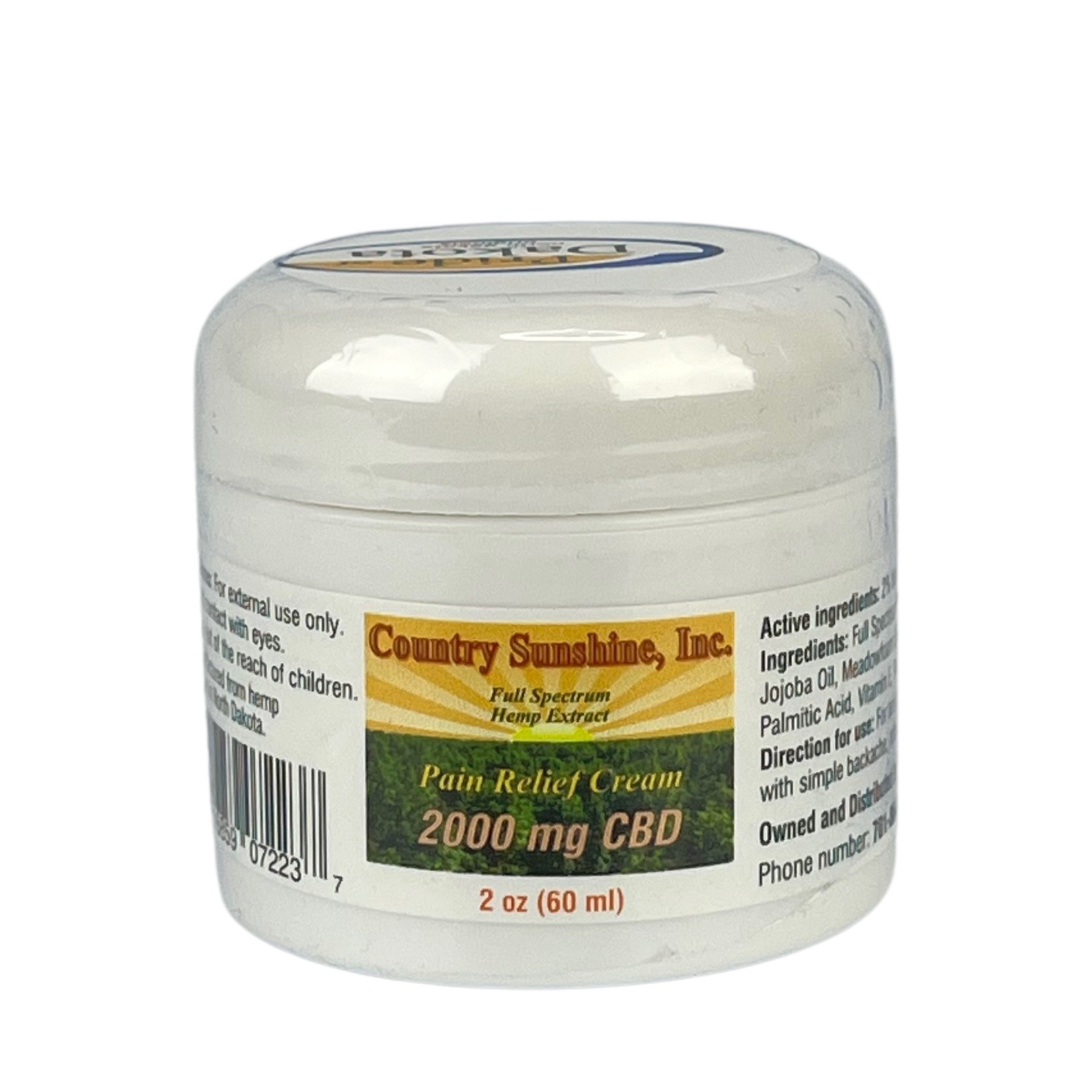 Country Sunshine Country Sunshine, LLC Soothing Pain Relief Cream