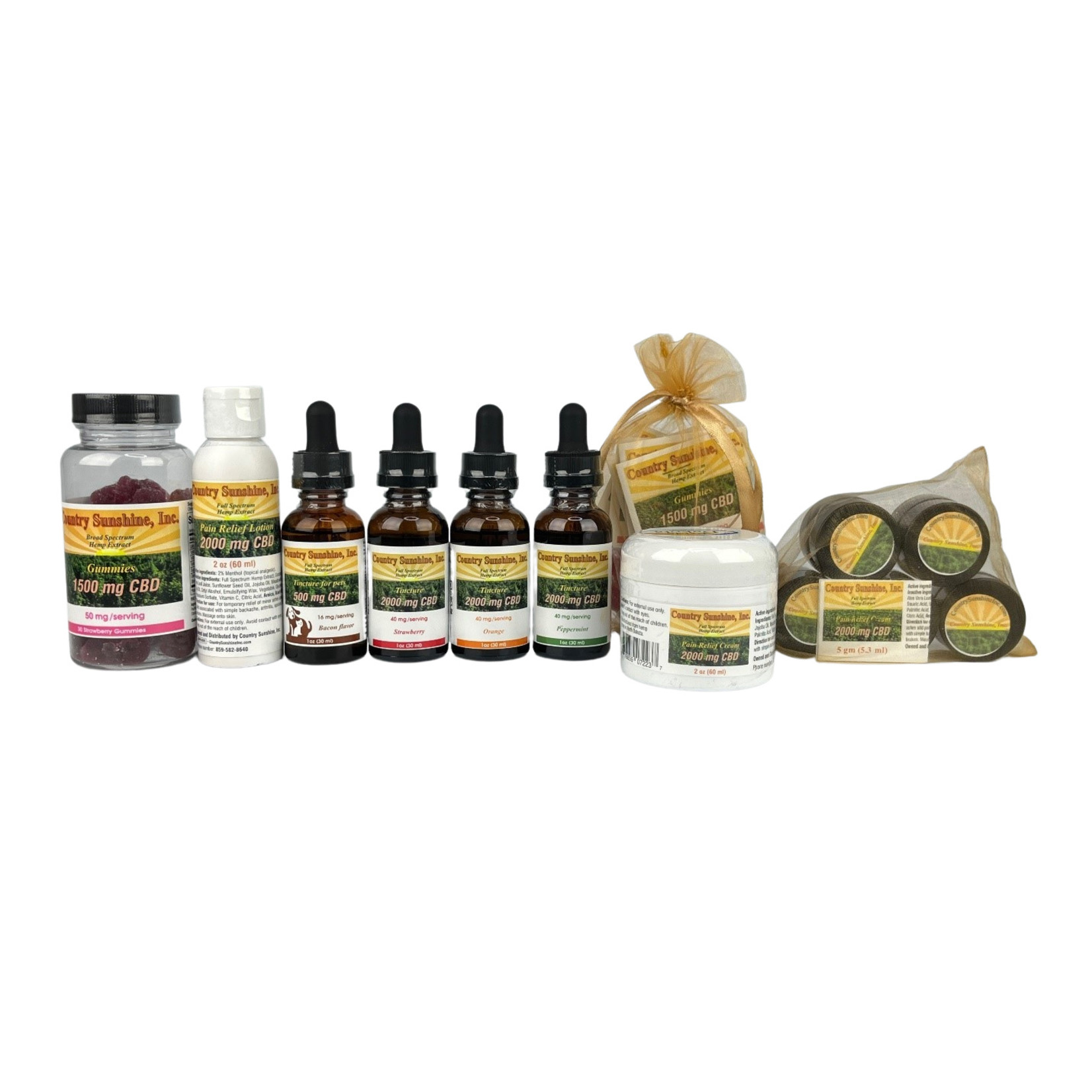 Country Sunshine Country Sunshine, LLC 50 mg ea. Gummies