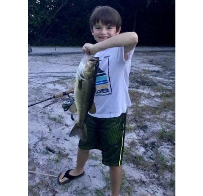 Bradens Big Bass!