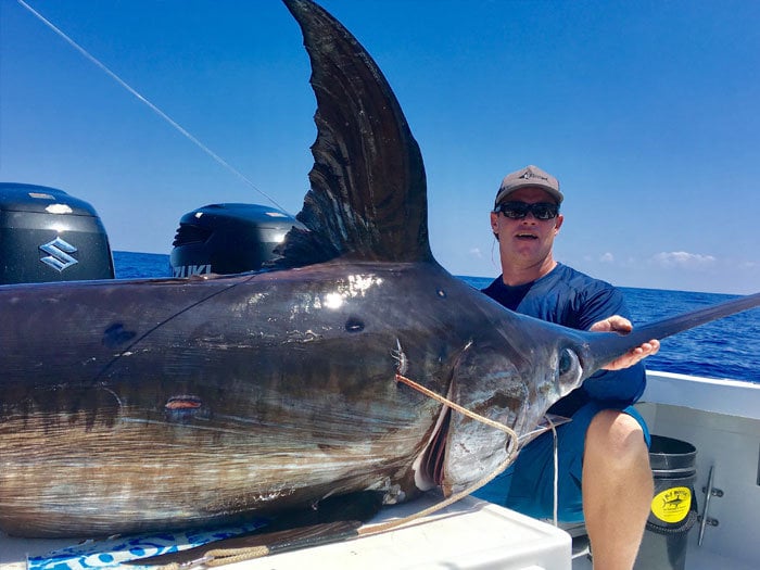 Big Swordfish and Blackfin Tuna