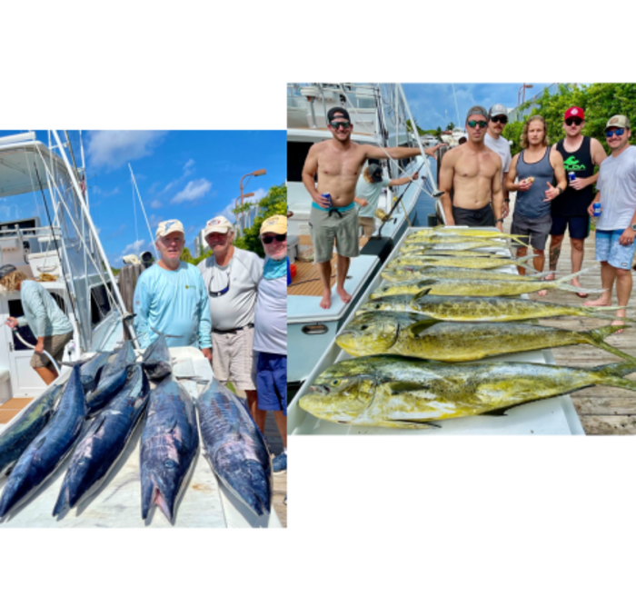 Great Catches of Wahoo and Mahi-Mahi