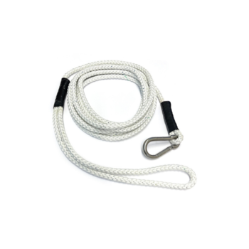 Diamond Rod & Reel Safety Leash - White