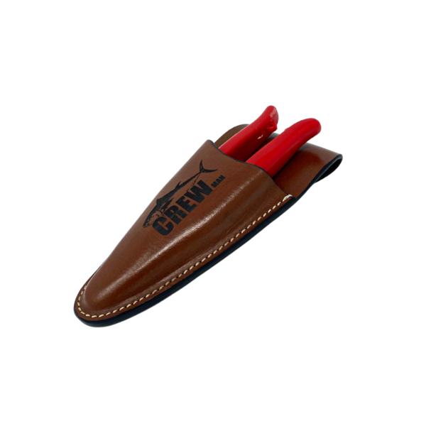 CREWman Leather Mono Cutter Holder with Belt Loop