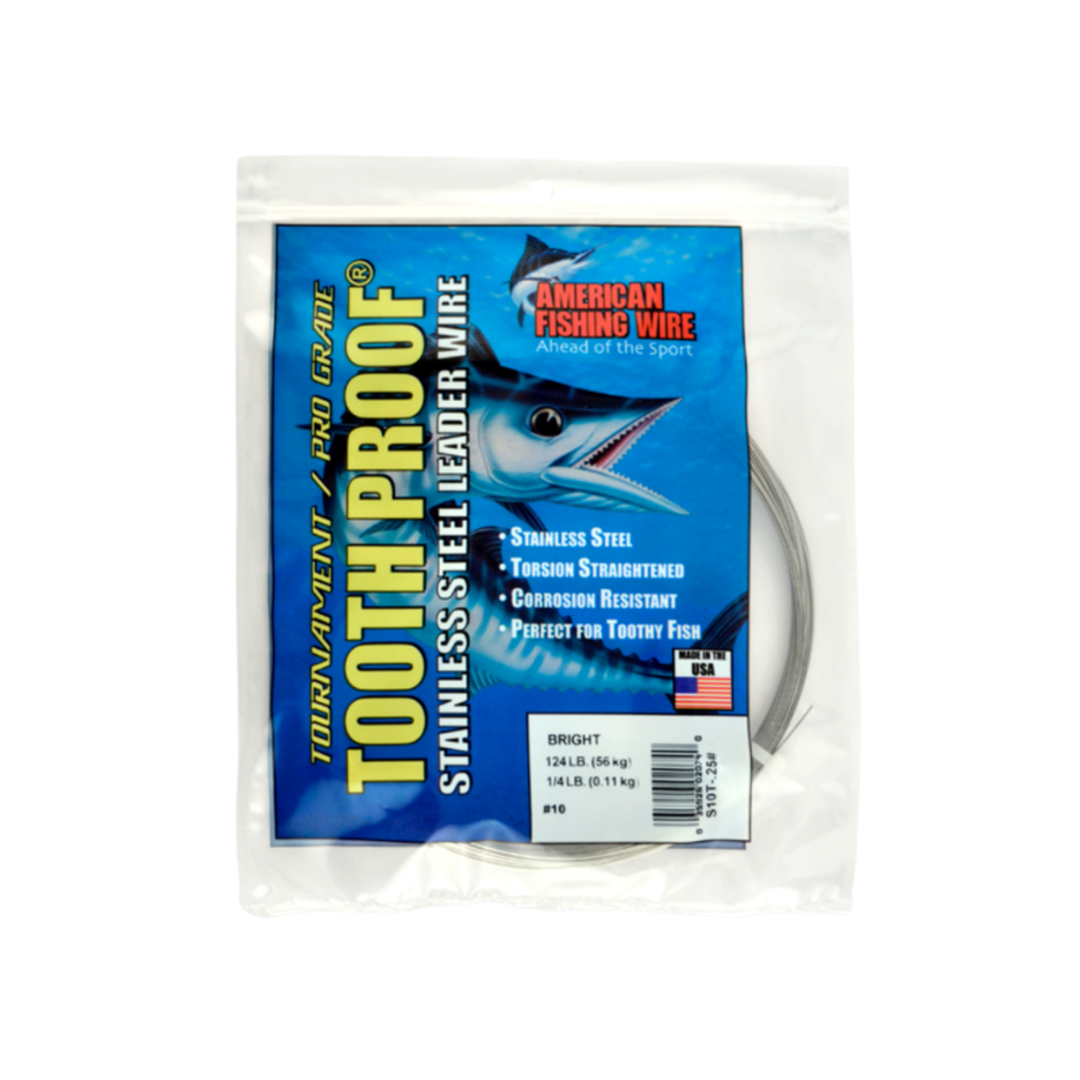 AFW Tooth Proof Stainless Steel Leader Wire 1/4lb