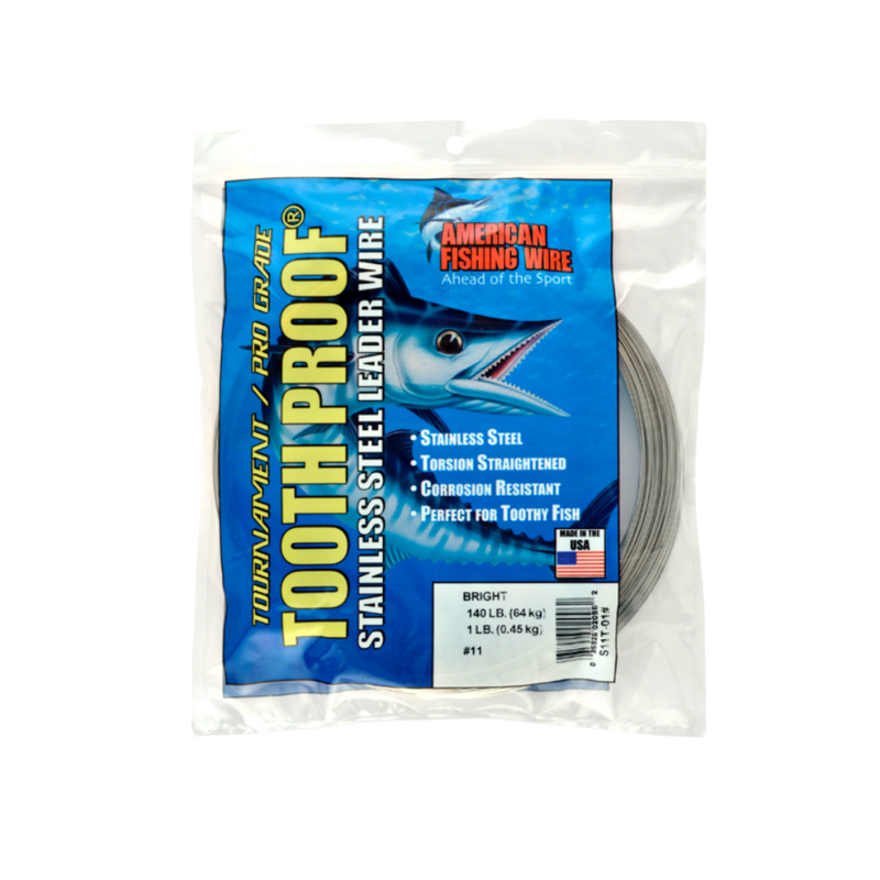 AFW Tooth Proof Stainless Steel Leader Wire 30ft