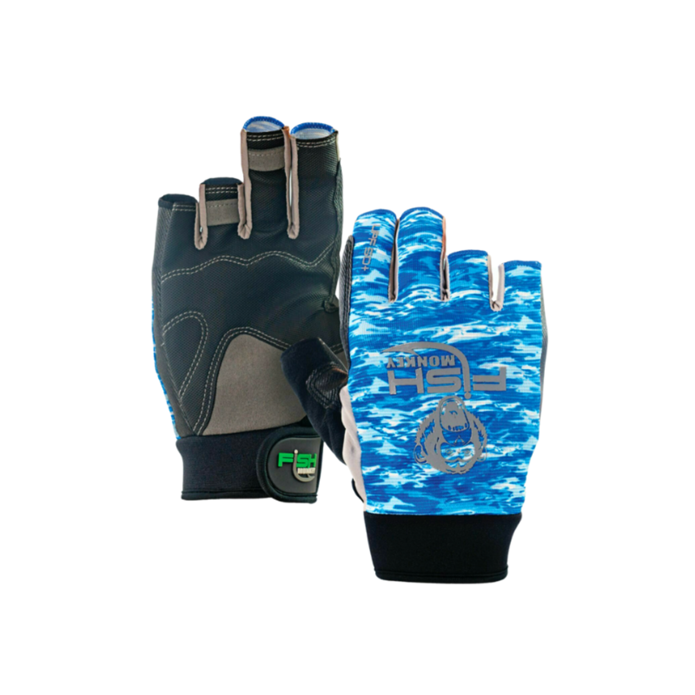 Fish Monkey “The Crusher” Half Finger Jigging Gloves RJ Boyle