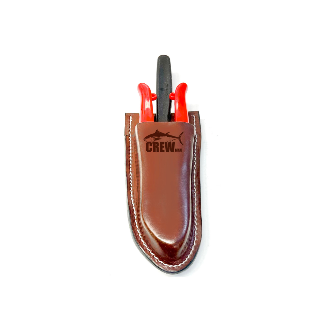 CREWman Leather Manley Plier/Knife Combo