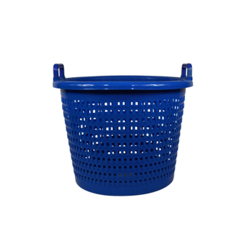 Blue Basket - Large 17"/12" X 15"H
