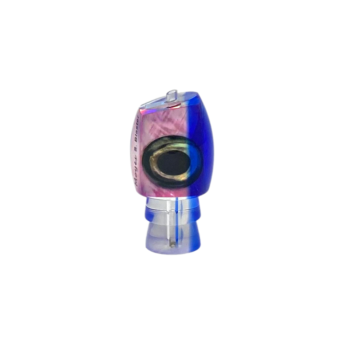 Andy Moyes Small Blaster - Blue Top with Pink Abalone