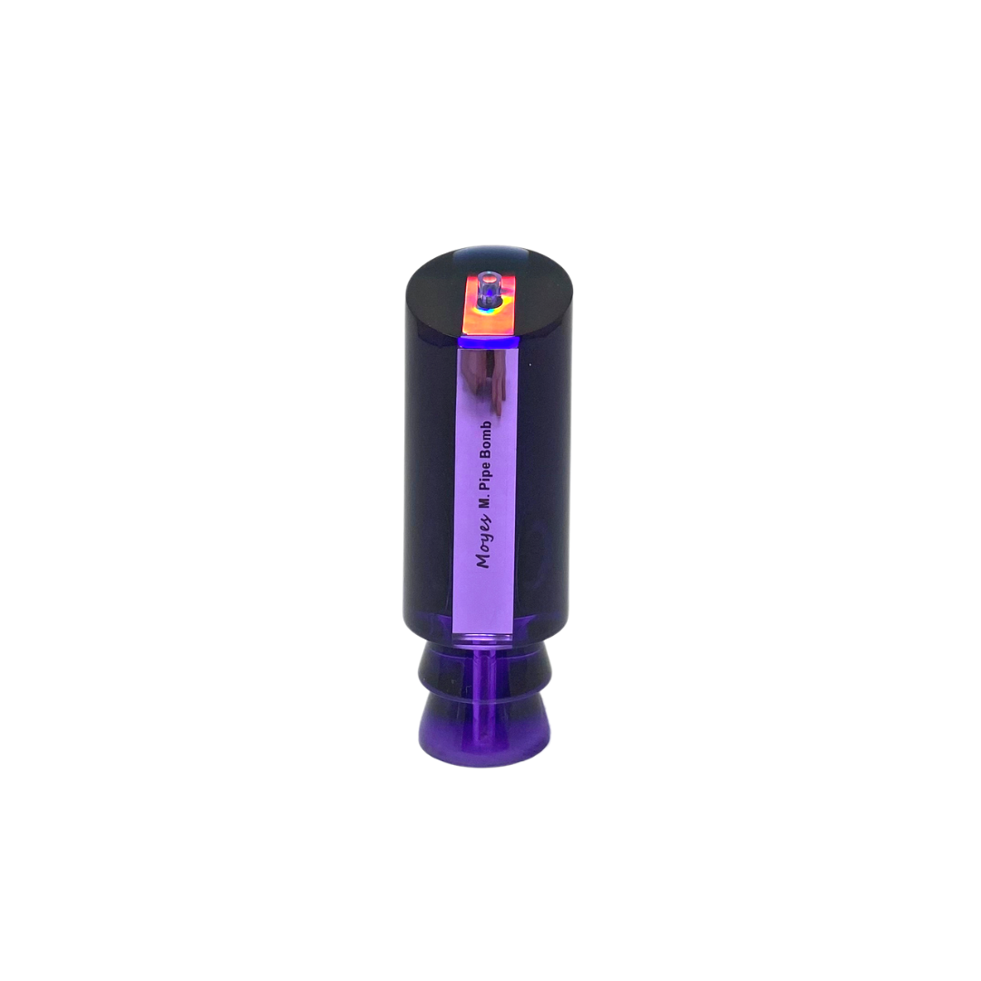 Andy Moyes Medium Pipe Bomb - Black Top with Mirror and Purple Tint