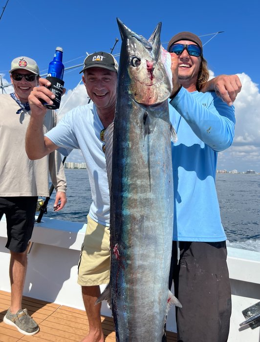 Big Wahoo Caught Trolling Planers