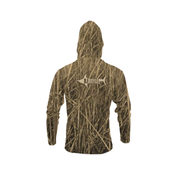 Quackskins Brown Sawgrass Camo Hoodie