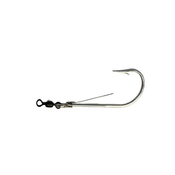 RJ Boyle 3407 Strip Hook with Pin Rig + Swivel  (4 pack)