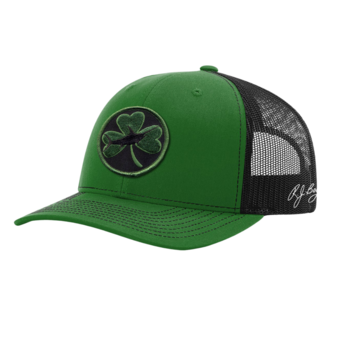 Kelly Green Black Mesh - Shamrock