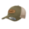 Moss Green Khaki Mesh Snapback Yupoong - Leather Sword Patch Hat