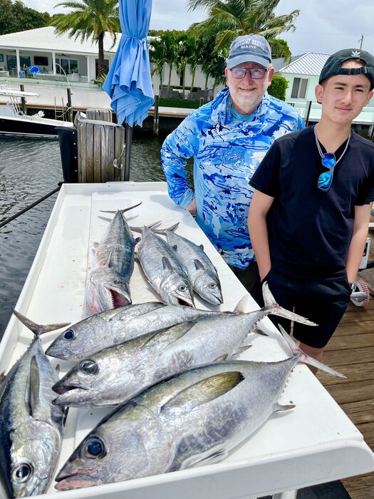 Blackfin Tuna Save the Day for a Slow Week of Fishing