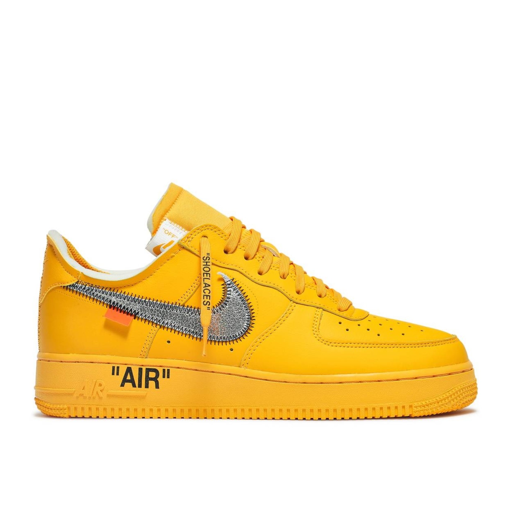 Nike Air Force 1 Low OFF-WHITE University Gold Metallic Silver - SneakerMat