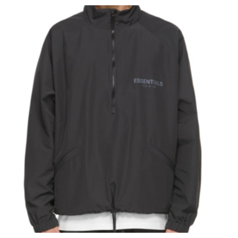 fog essentials half zip track jacket