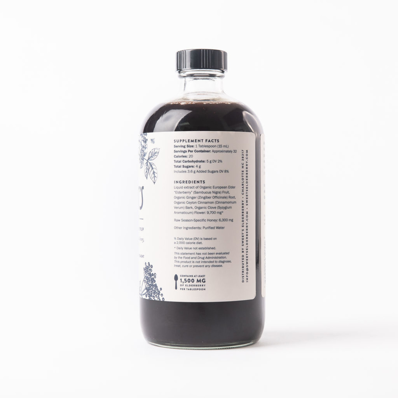 Sweets Elderberry Sweets Elderberry - Syrup  w honey - 16 oz