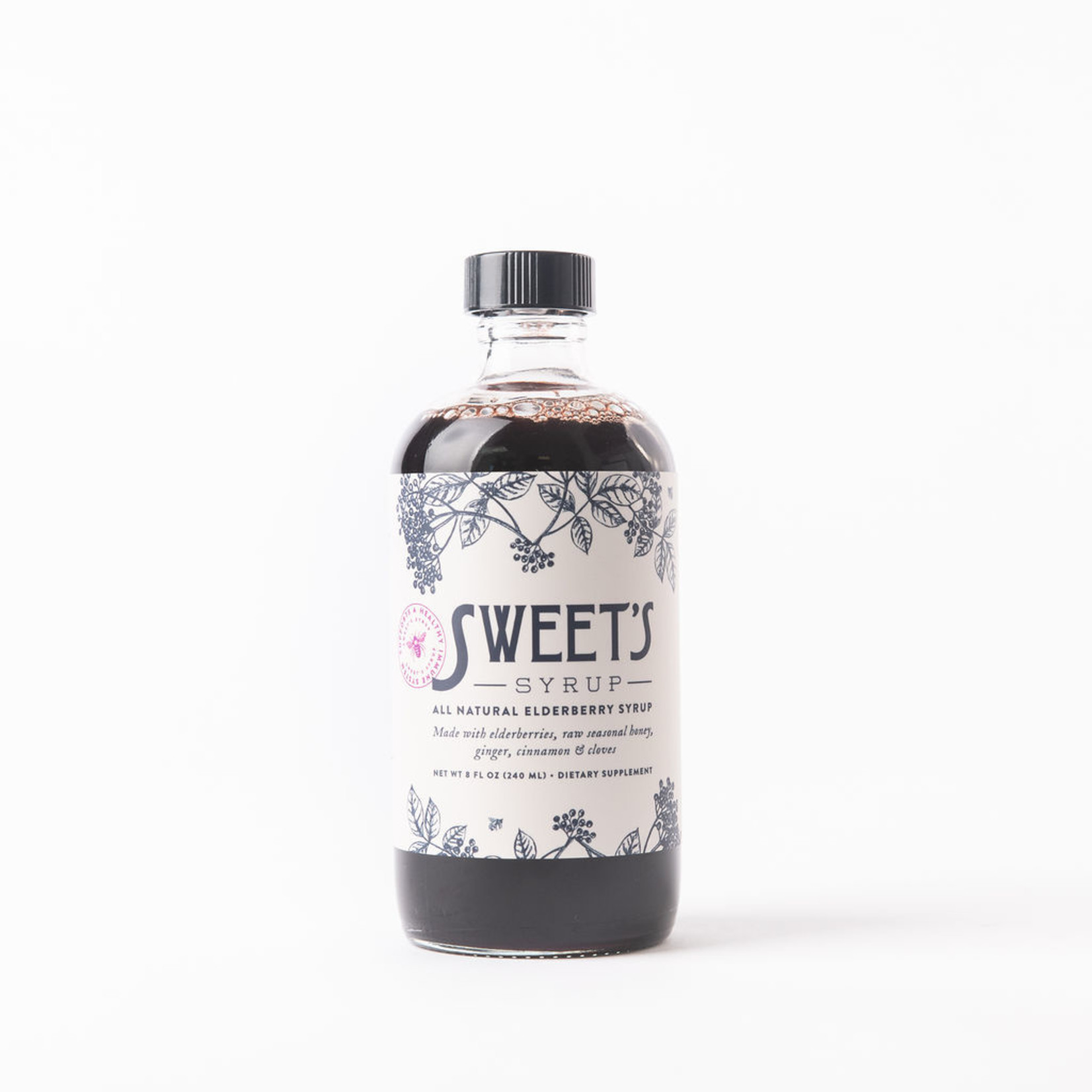 Sweets Elderberry Sweets Elderberry - Syrup w honey - 8 oz