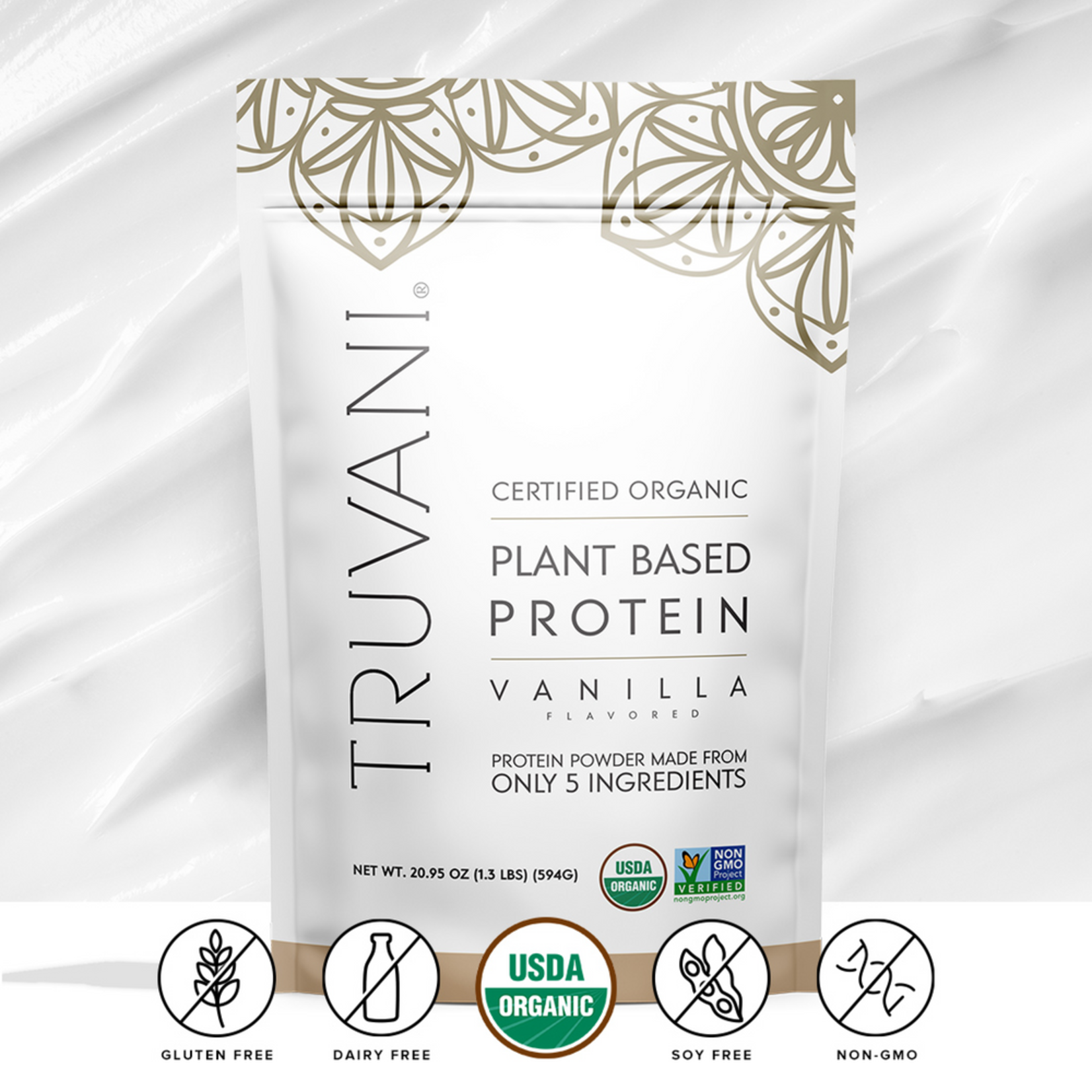 Truvani Truvani - Protein Vanilla - 20 Servings