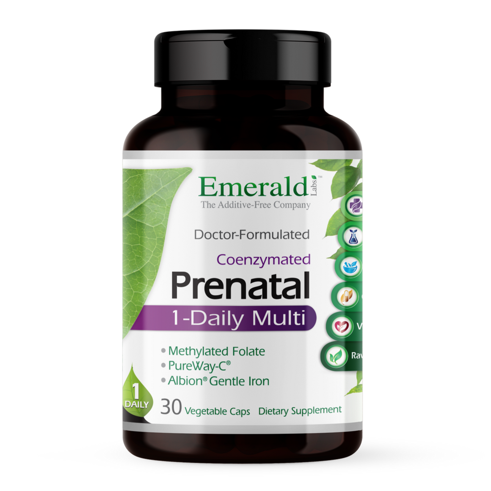 Emerald Labs Emerald Labs - Prenatal 1 Daily Multivitamin - 30 Veg Capsules