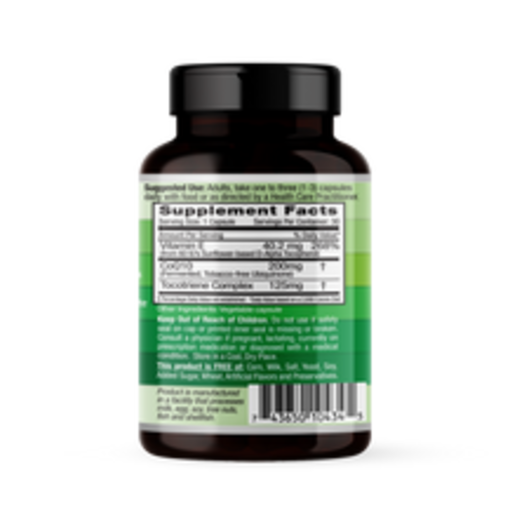 Emerald Labs Emerald Labs - Coq10 200 mg With Vitamin E - 30 Capsules