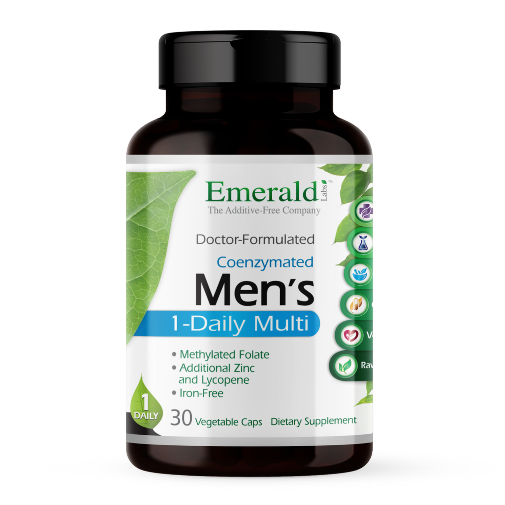 Emerald Labs Emerald Labs - Men's 1 Daily Multivitamin - 30 Veg Capsules