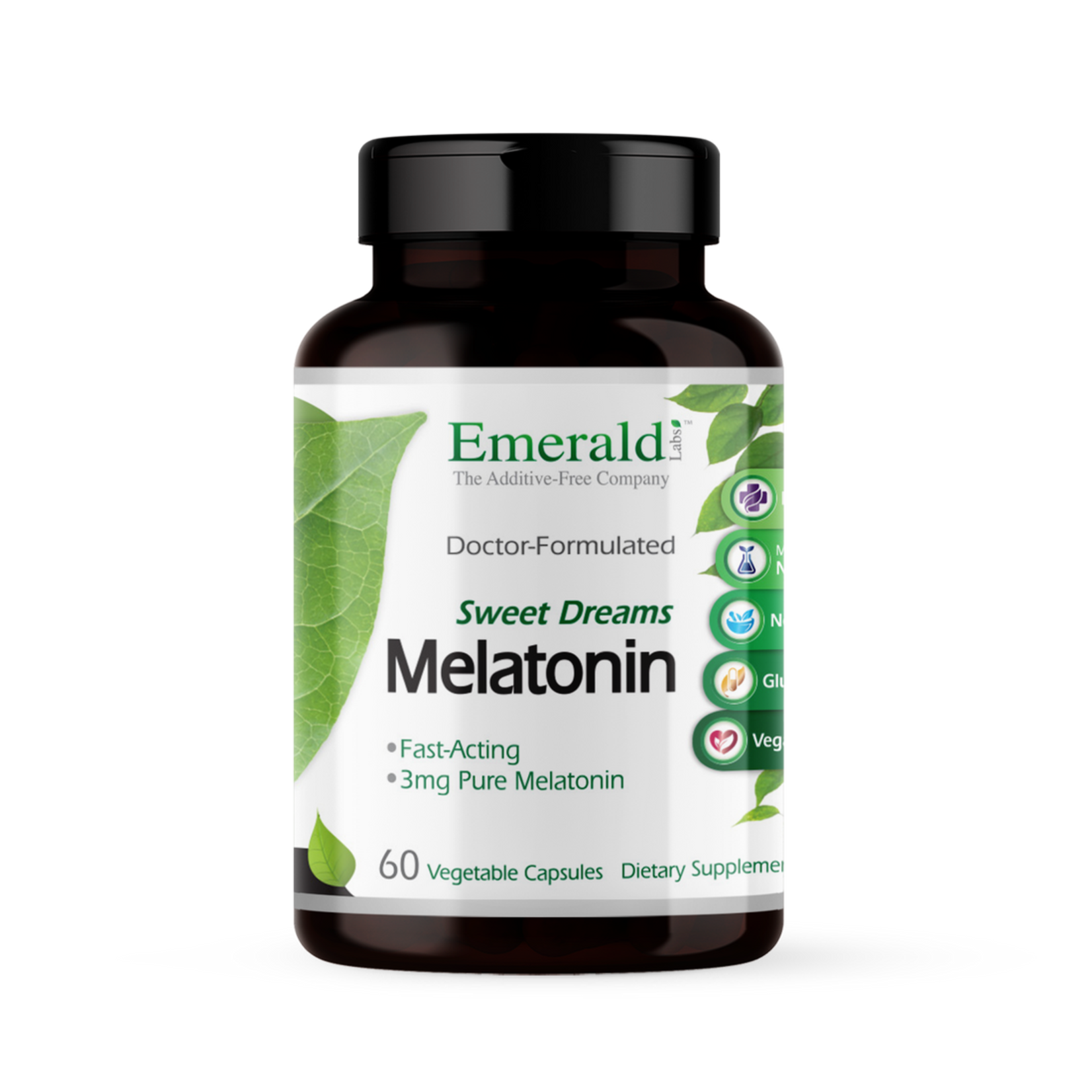 Emerald Labs Emerald Labs - Melatonin 3 mg - 60 Veg Capsules