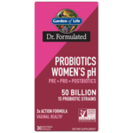 Garden of Life Dr. Formulated Probiotics Womens pH 50 Billion - 30 Veg Capsules