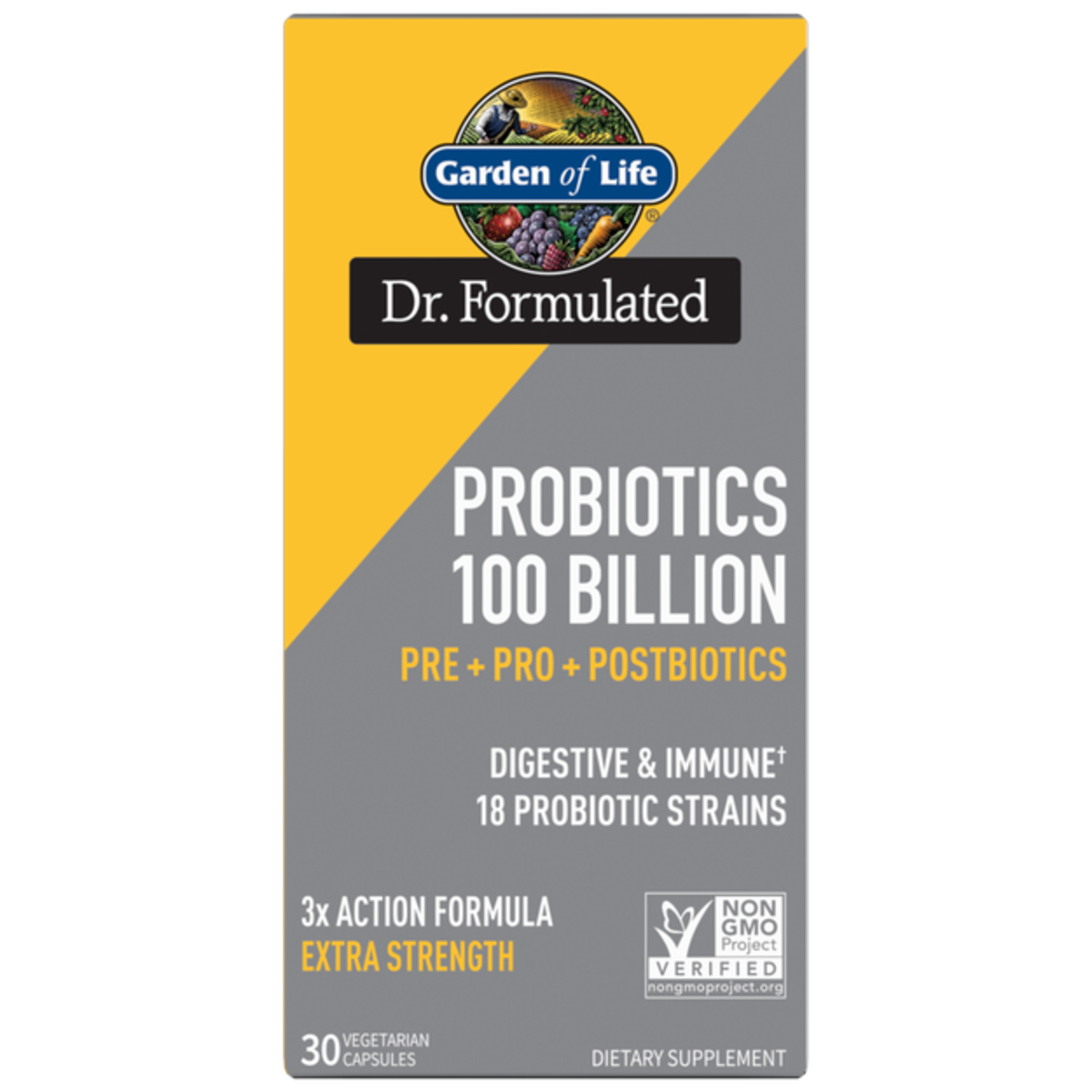 Garden of Life Garden of Life - Dr. Formulated Probiotics 100 Billion - 30 Veg Capsules