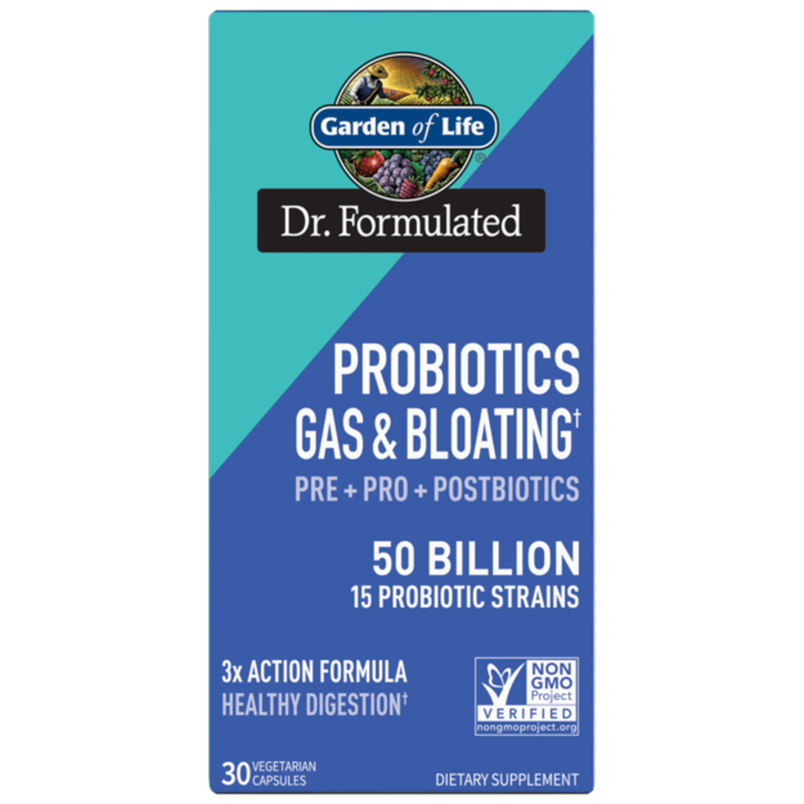 Garden of Life Garden of Life - Dr. Formulated Probiotics Gas & Bloating 50 Billion - 30 Veg Capsules