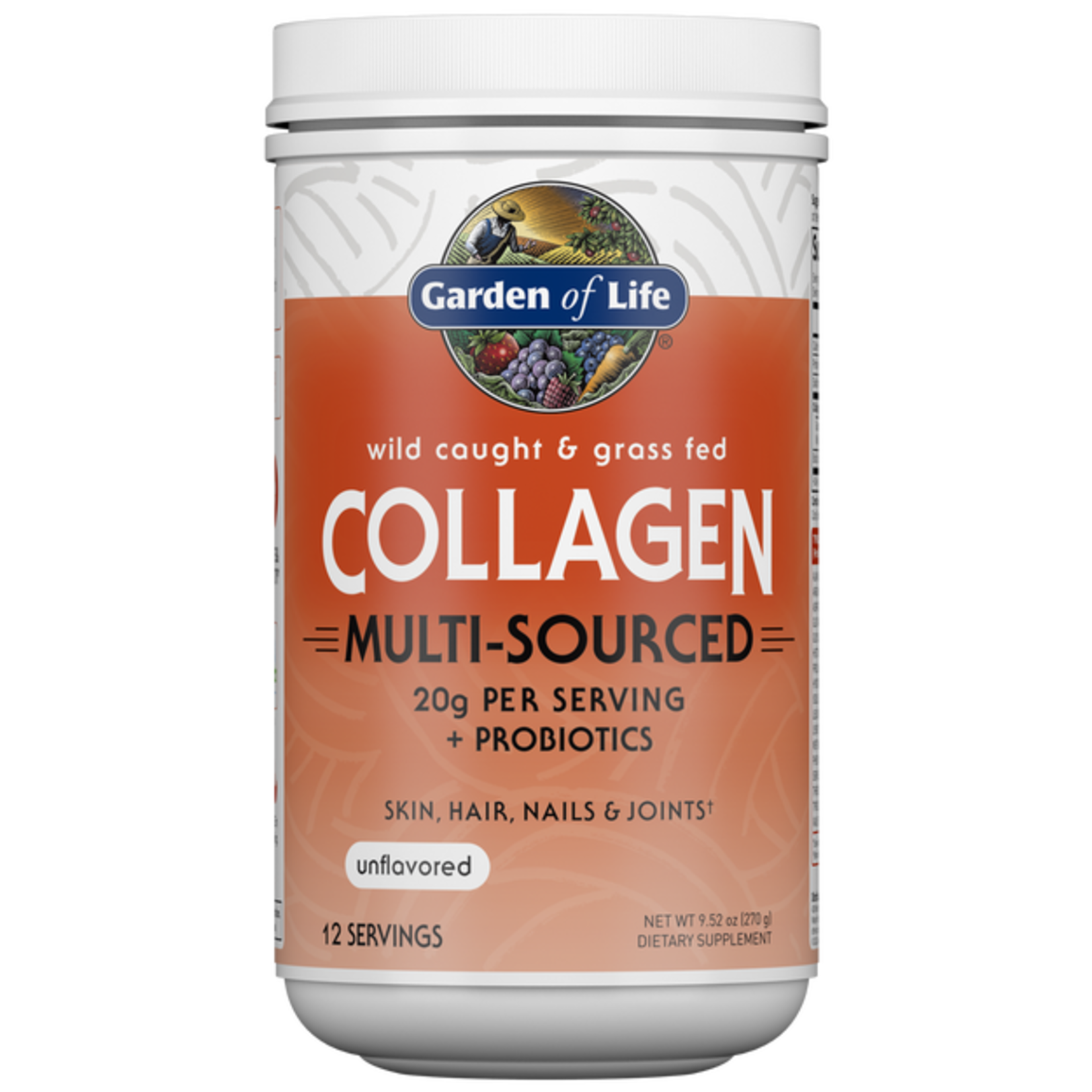 Garden of Life Garden Of Life - Collagen Multi Sourced Unflavored - 9.52 oz