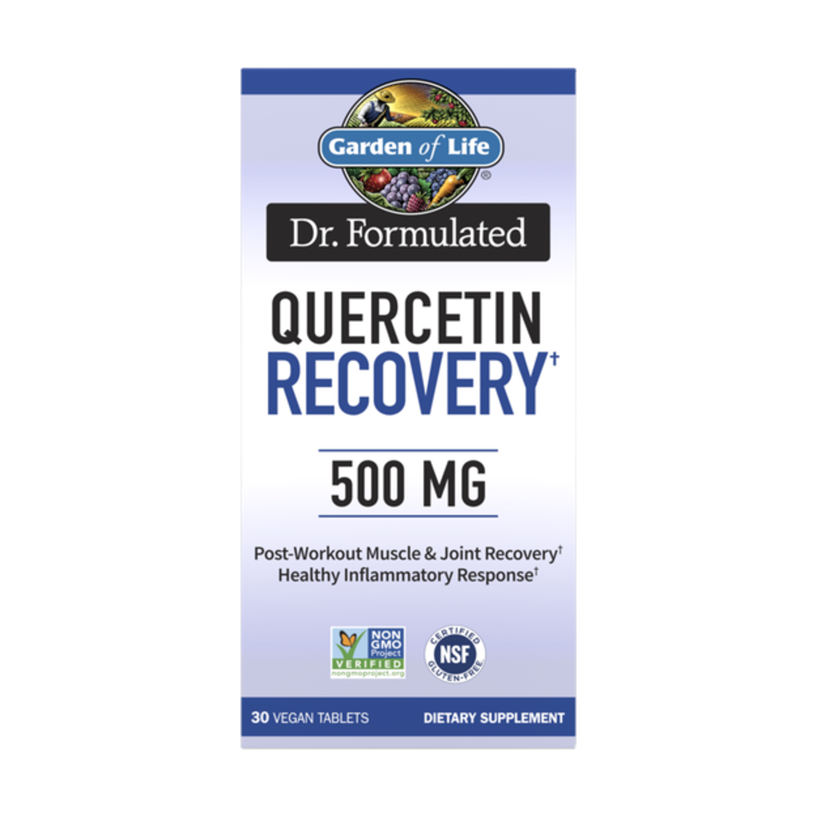 Garden of Life Garden of Life - Dr. Formulated Quercetin Recovery 500mg - 30 Vegan Tablets