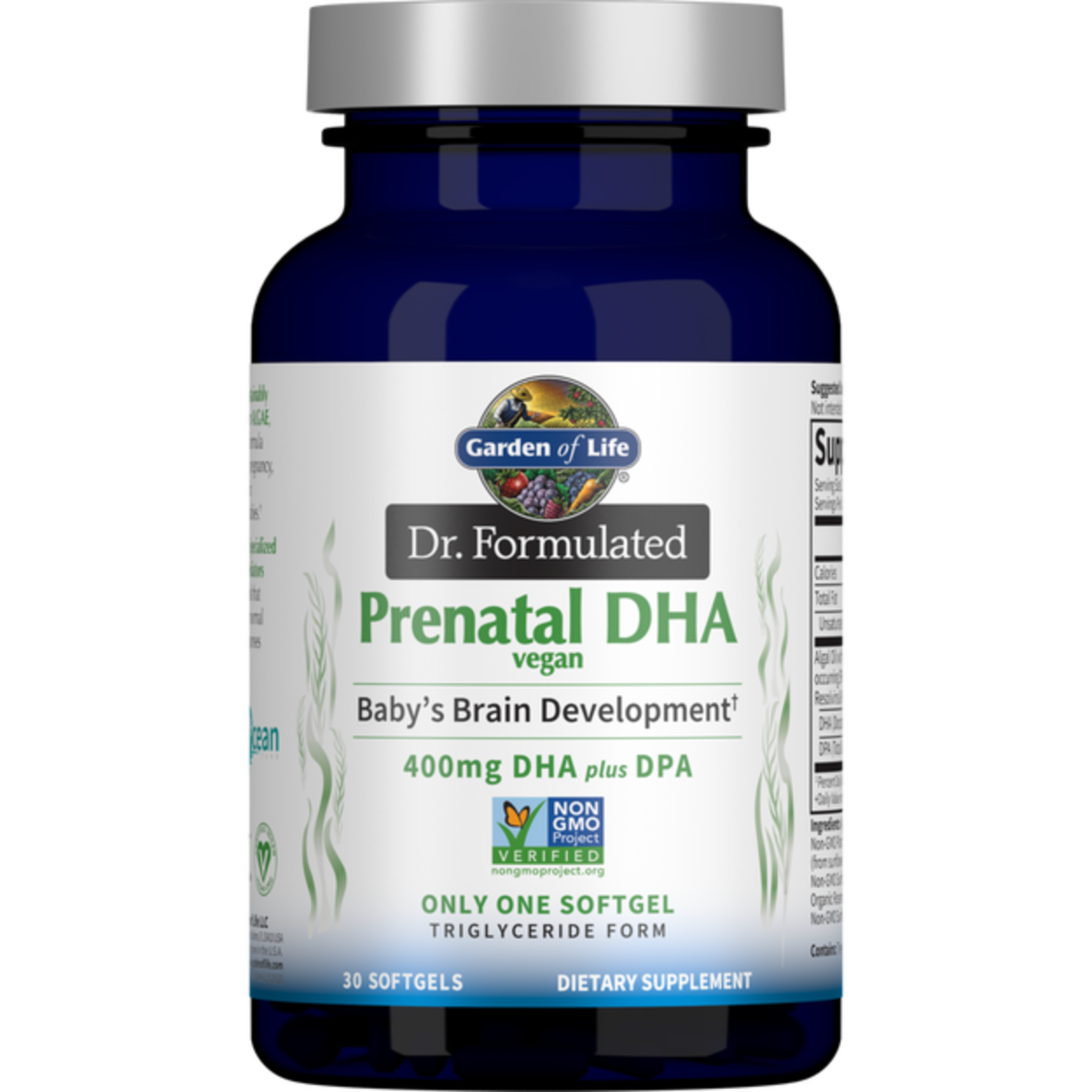 Garden of Life Garden of Life - Dr. Formulated Prenatal Dha Vegan 400 mg Dha Plus Dpa - 30 Softgels