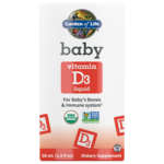 Garden of Life Baby Vitamin D3 Liquid - 1.9 oz