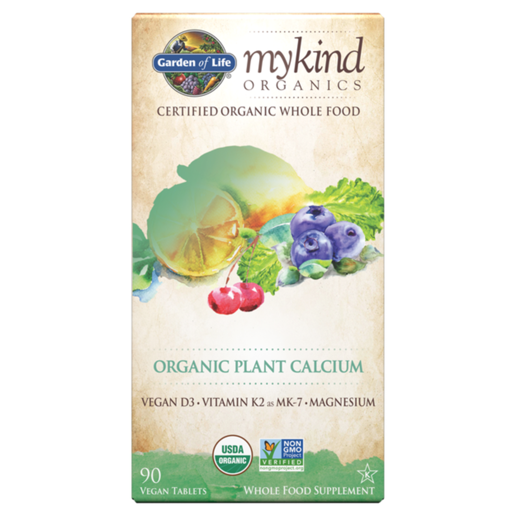 Garden of Life Garden of Life - Mykind Organics Plant Calcium - 90 Tablets