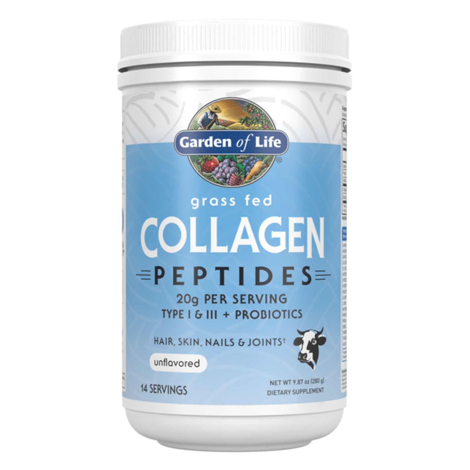 Garden of Life Garden of Life - Grass Fed Collagen Peptides - 280 g